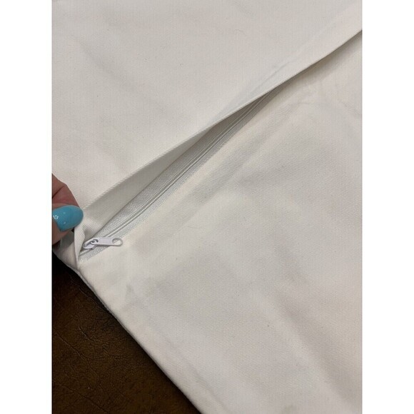 Throw Pillow Cover Cute Girl With Dog Puppy On Leash 16.5” X 16.5” Home Decor - Picture 4 of 7